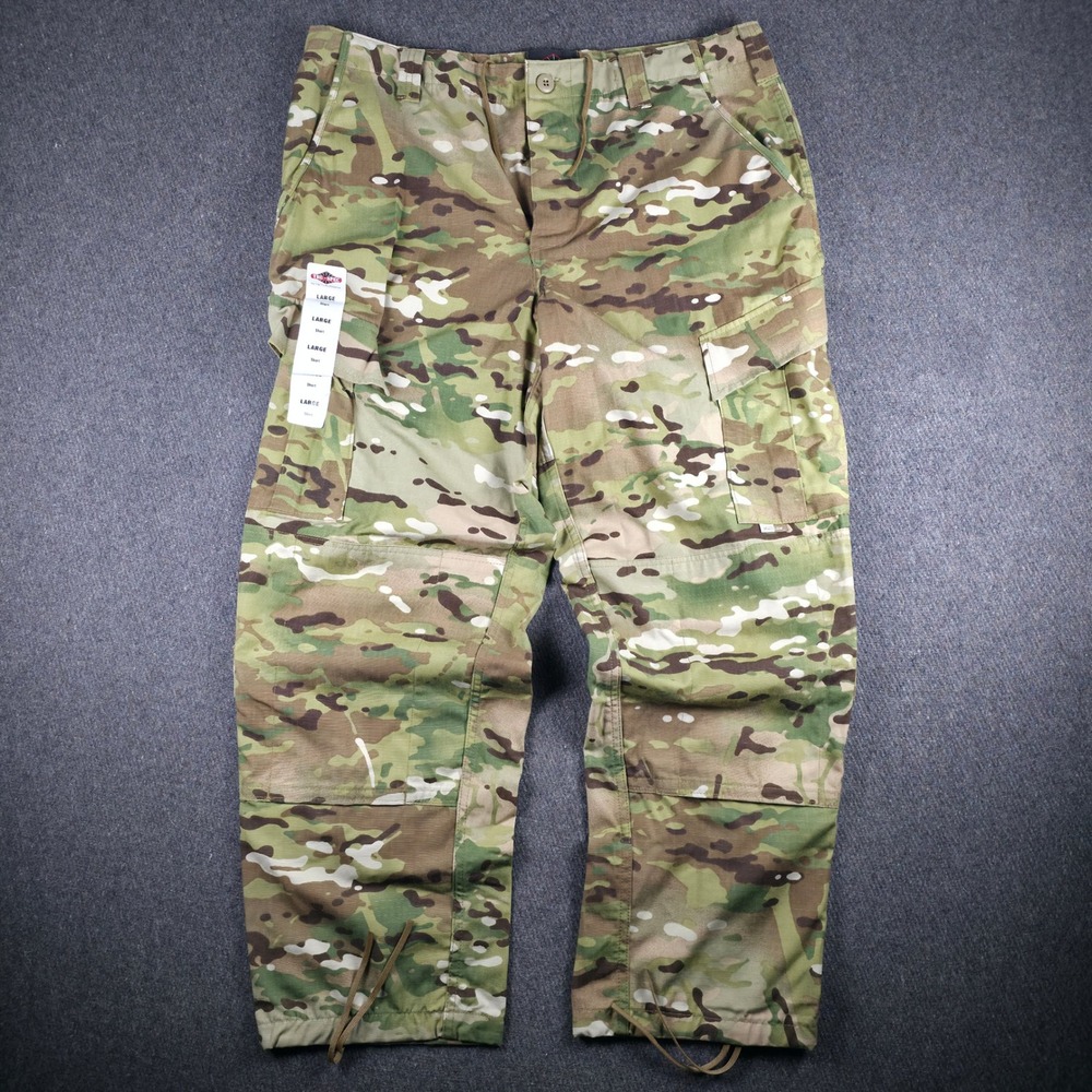 TRU-SPEC Tactical Response Uniform Pants Mens Large Multicam Camo Ripstop NWT